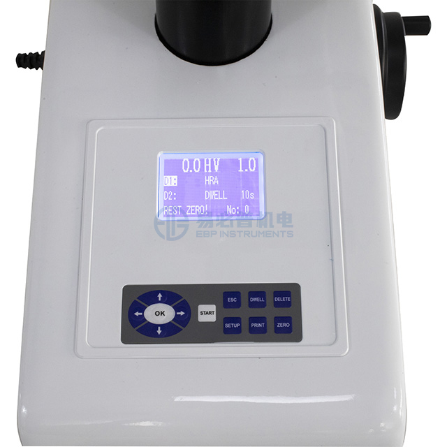 معدات اختبار صلابة Micro Vickers الرقمية مع عدسة 10x