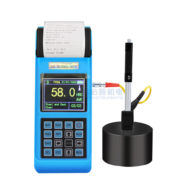 Leeb Sclerometer عالية الدقة اختبار الصلابة المحمولة مع جهاز التأثير